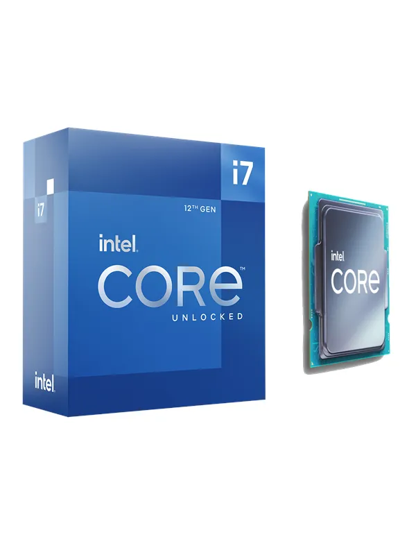 Intel Core i7-12700K Alder Lake Prosessor/CPU - 12 kjerner - 3.6 GHz - Intel LGA1700 - Intel Boxed (uten kjøler)