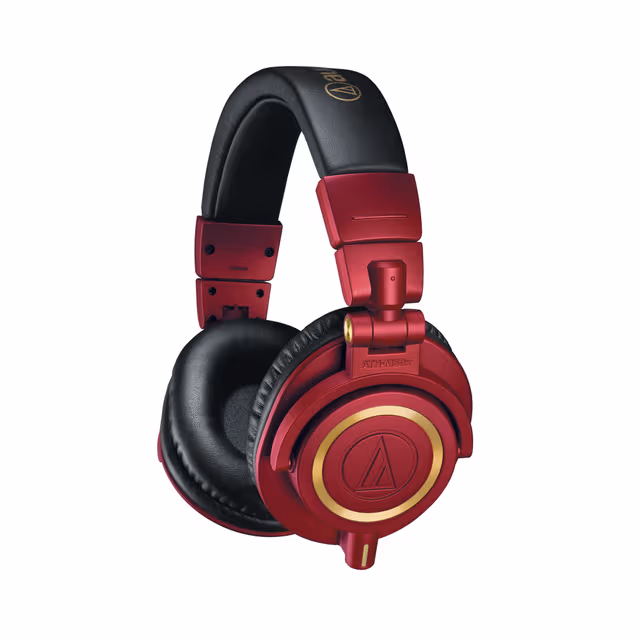 Audio-Technica ATH-M50X RD Hovedtelefon Rød