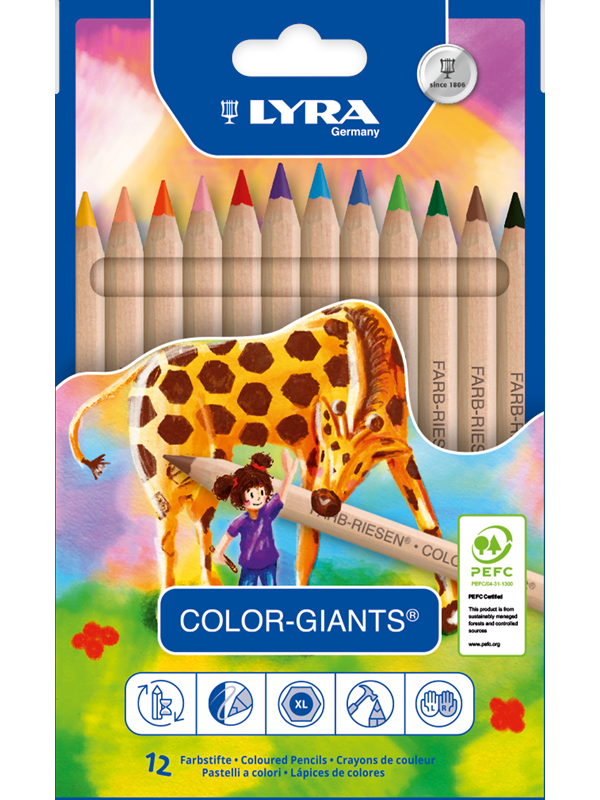 Lyra Color Giant Nature 12 pcs BL