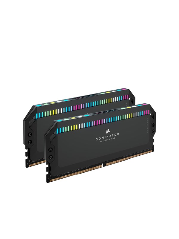 Corsair Dominator Platinum RGB DDR5-6000 - 64GB - CL30 - Dual Channel (2 pcs) - AMD EXPO &amp; Intel XMP - Svart med RGB