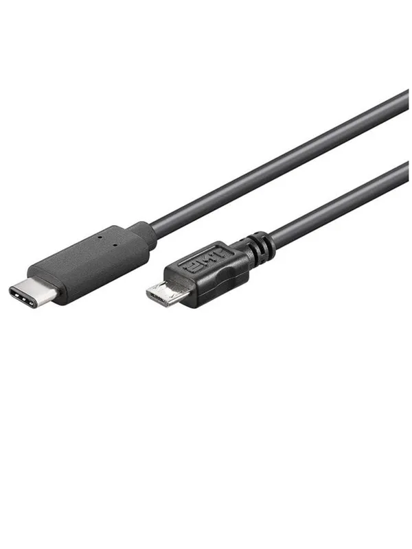 Pro USB-C <-> USB Micro-B - 1m - Svart