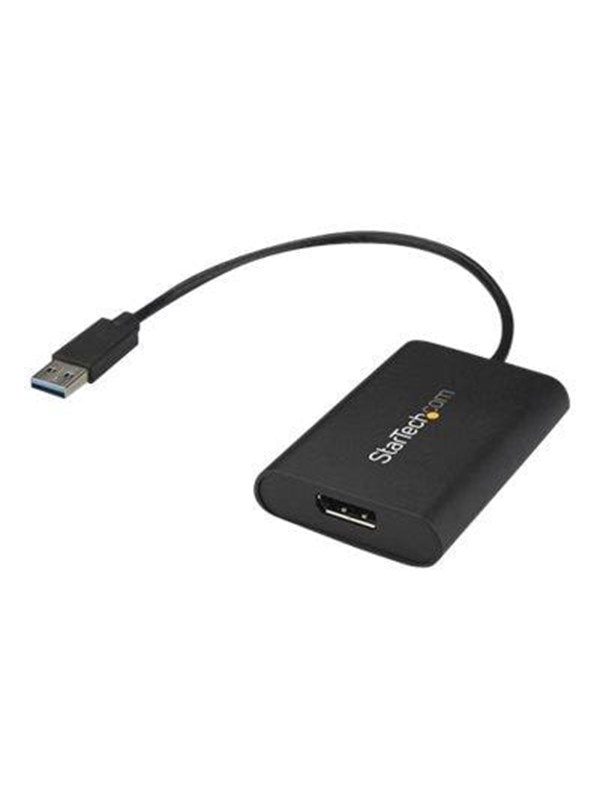 StarTech.com USB to DisplayPort Adapter - USB 3.0 - 4K 30Hz - external video adapter - MCT T6-688L - black