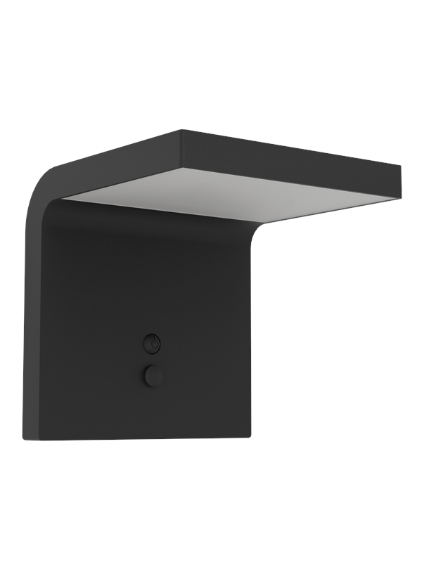 EGLO SPIANTE outdoor wall lamp solar cell black