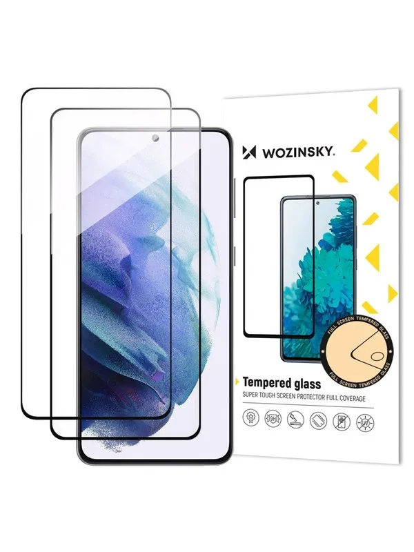 Wozinsky Full Glue herdet glass for Samsung Galaxy S23, 2-pakning