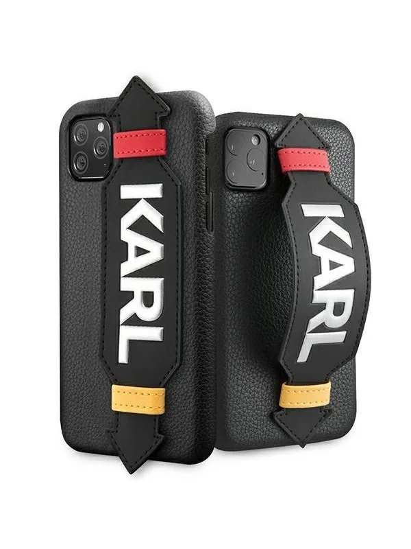 Karl Lagerfeld Strap Case for iPhone 11 Pro 5.8" - Black