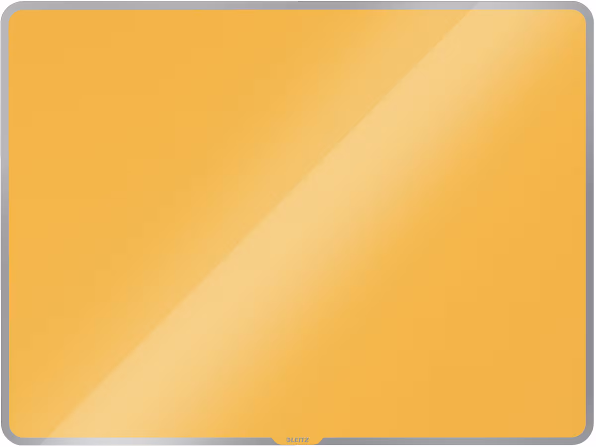 Leitz Cosy Glasstavle - magnetisk whiteboardtavle 80x60 cm - varmgul