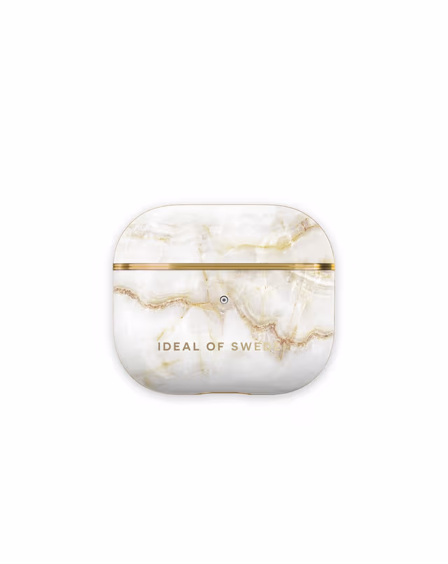 Printed AirPods Case Gen 3 Golden Pearl Marble