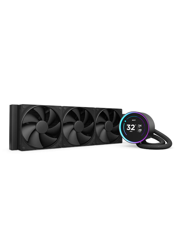 NZXT Kraken Elite V2 360 (2024) - Svart - CPU Vannkjøling - Max 30 dBA