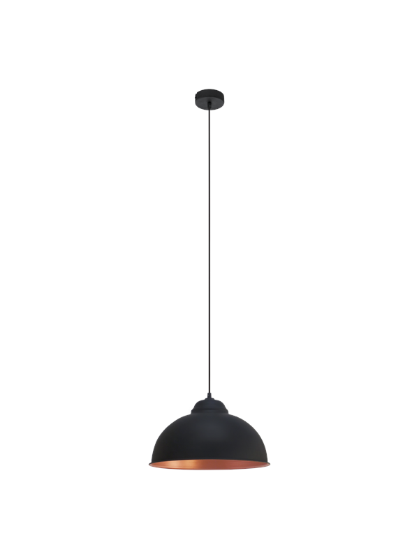 EGLO TRURO 2 pendant black/nut