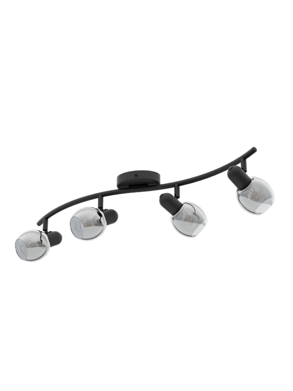 EGLO POLLICA spot rail 4L black