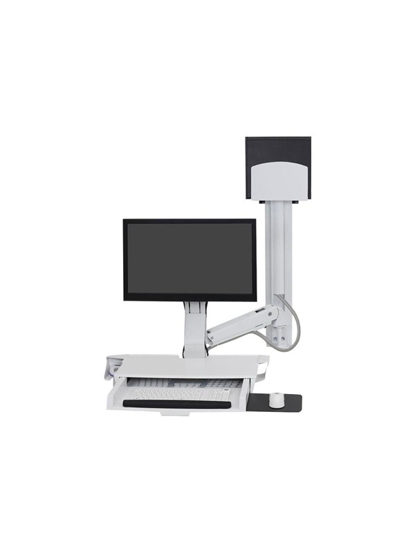 Ergotron SV Combo System with Worksurface &amp; Pan Medium CPU Holder - mounting kit (Lift and Pivot)