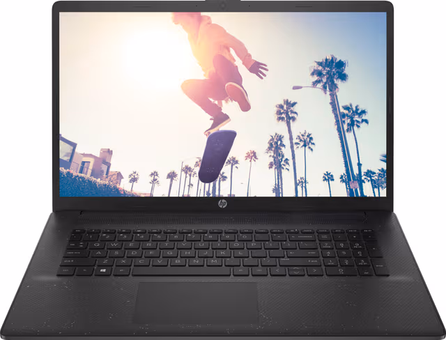 HP Laptop 17-cn3851no17 N4120/4/128 17,3" bærbar PC