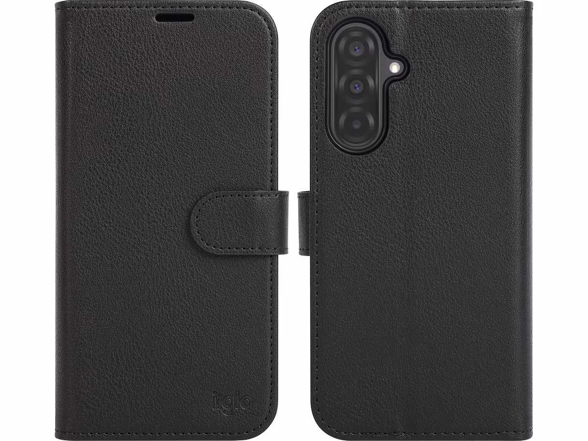 iiglo Galaxy A36 2-i-1 Lommebokdeksel (sort)