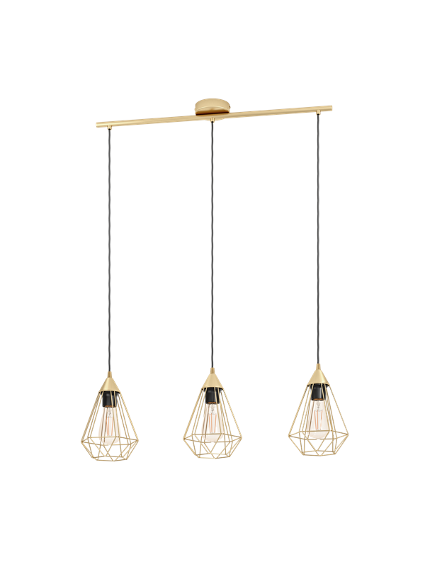 EGLO TARBES long table pendant brushed brass