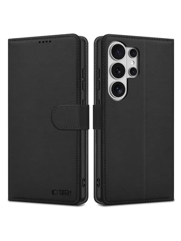 Tech-Protect  Wallet Case for Samsung Galaxy S26 Ultra - Black