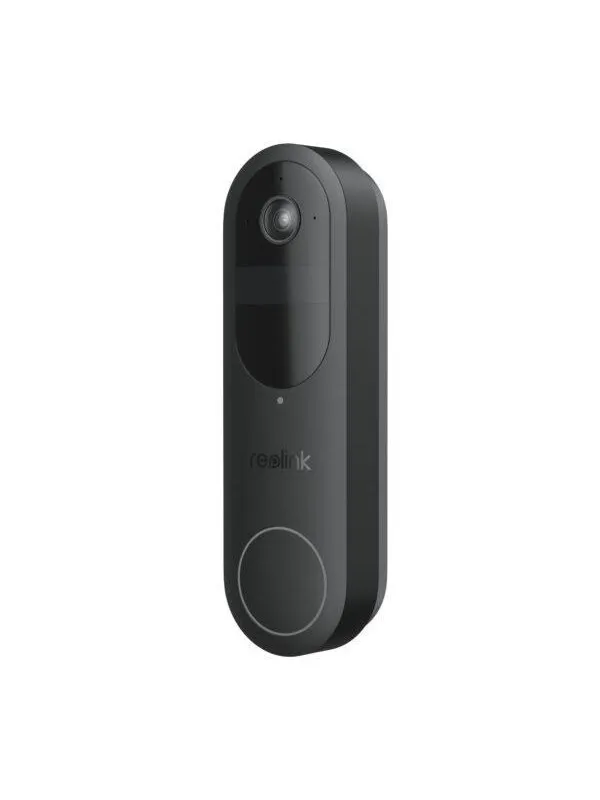 REOLINK Video Doorbell WiFi - Black 2K | 4MP | Wir