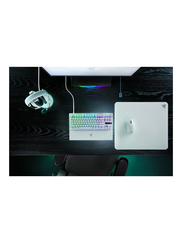 Razer Huntsman V3 Pro Tenkeyless - Gamingtastatur - Engelsk (USA) - Hvit