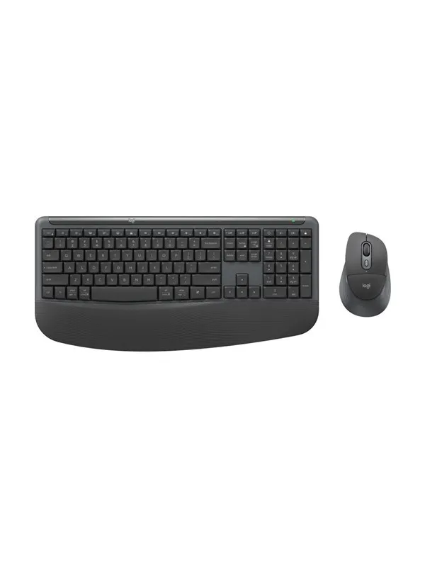 Logitech Signature Comfort Plus Combo MK880 for Business - Tastatur & Mussett - Engelsk - Grå