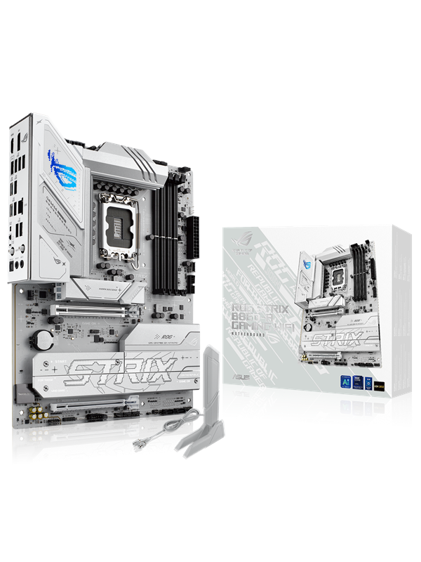 ASUS ROG STRIX B860-A GAMING WIFI Hovedkort - Intel B860 - Intel LGA1851 socket - DDR5 RAM - ATX