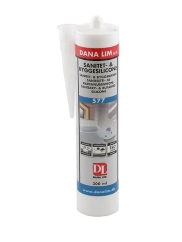 Dana Lim Sanitær- & byggesilikon 577 300ml trans