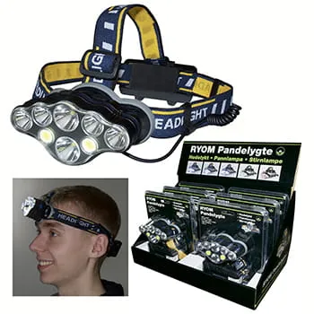 PANDELYGTE 600 LUMEN GENOPL.HV/RØ