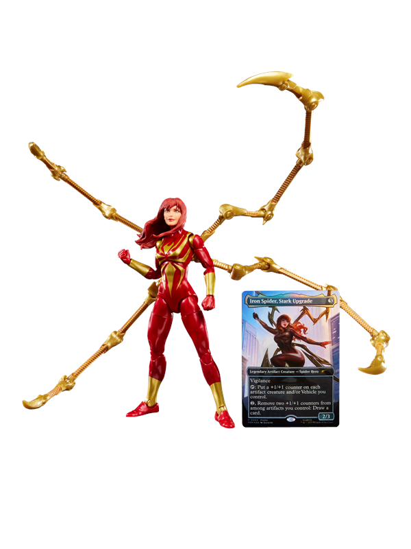 Marvel Spider-Man Legends Series Magic: The Gathering Mary Jane Watson (Iron Spider) 15 cm