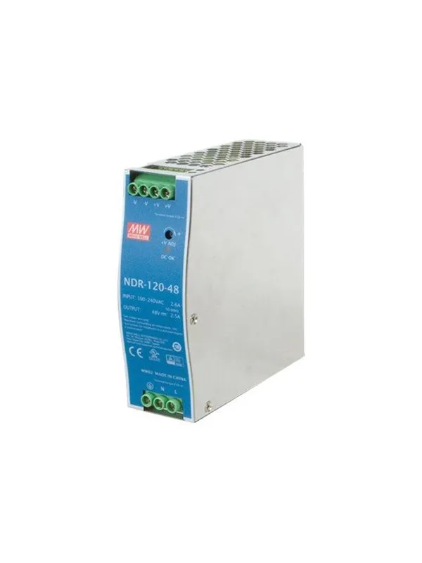 PLANET MEAN WELL NDR-120-48 Strømforsyning (PSU) - 120 Watt - ATX - 80 Plus
