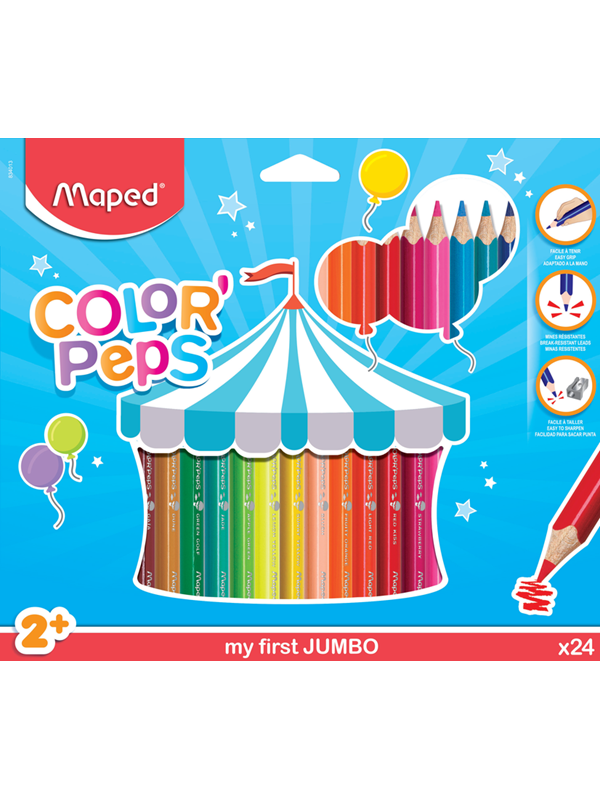 Maped Color'Peps My first Jumbo Colour pencils x24