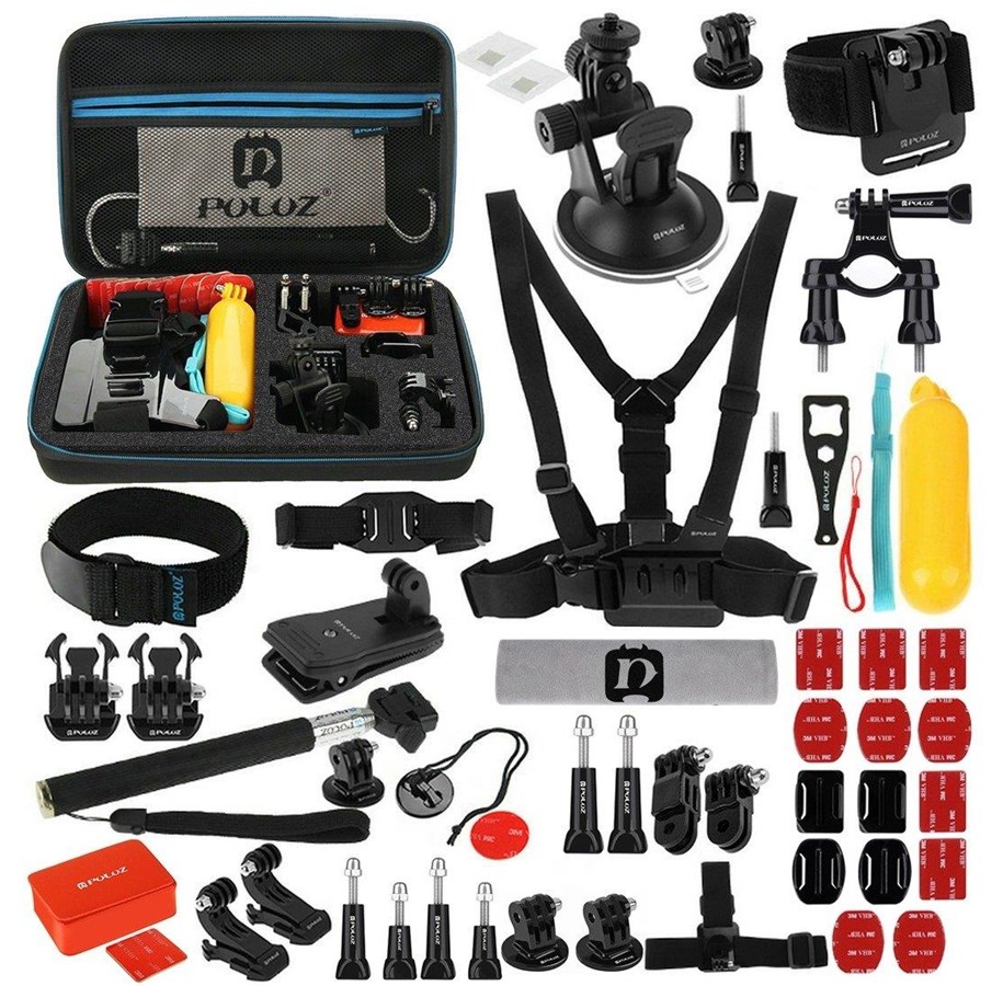 Puluz Accessories  Ultimate Combo Kits for sports cameras PKT09 53 in 1