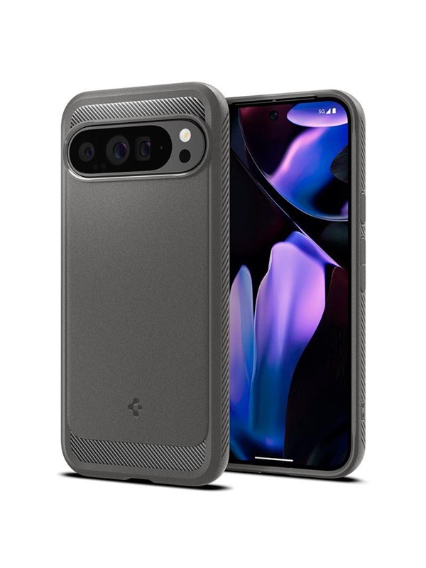 Spigen Rugged Armor - marble gray - Google Pixel 9 Pro XL