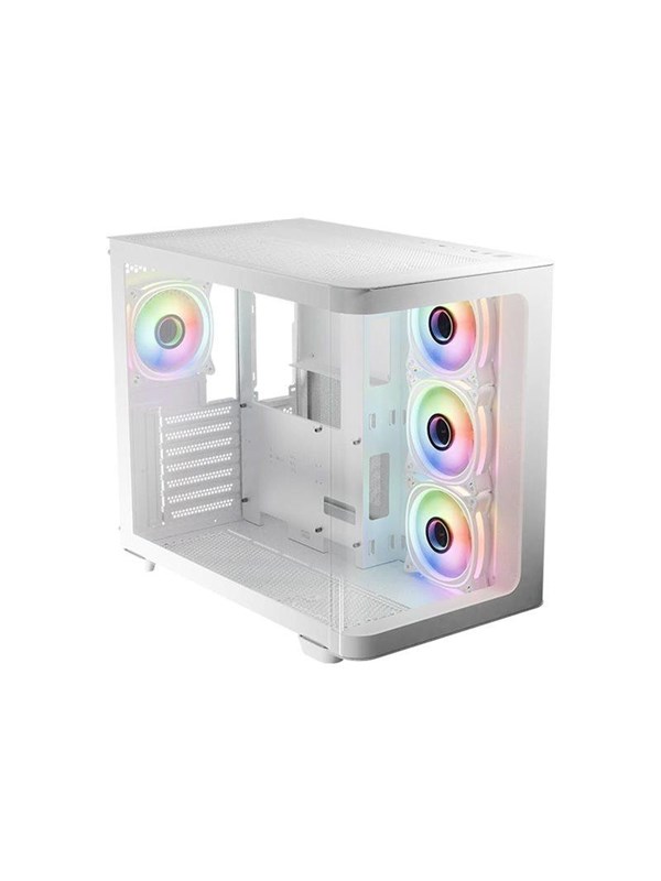 LC Power Gaming 8001W Pro-Storm Light - Kabinett - Tower - Hvit