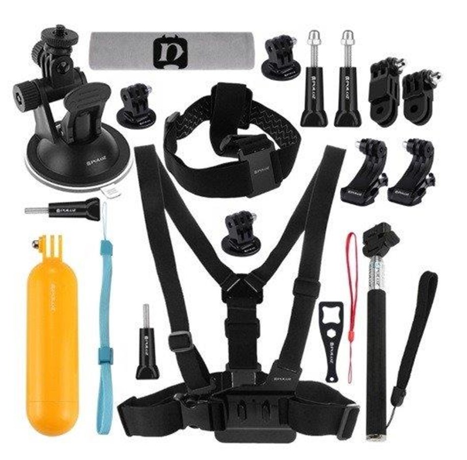 Puluz Accessories Ultimate Combo Kits for sports cameras PKT18 20 in 1