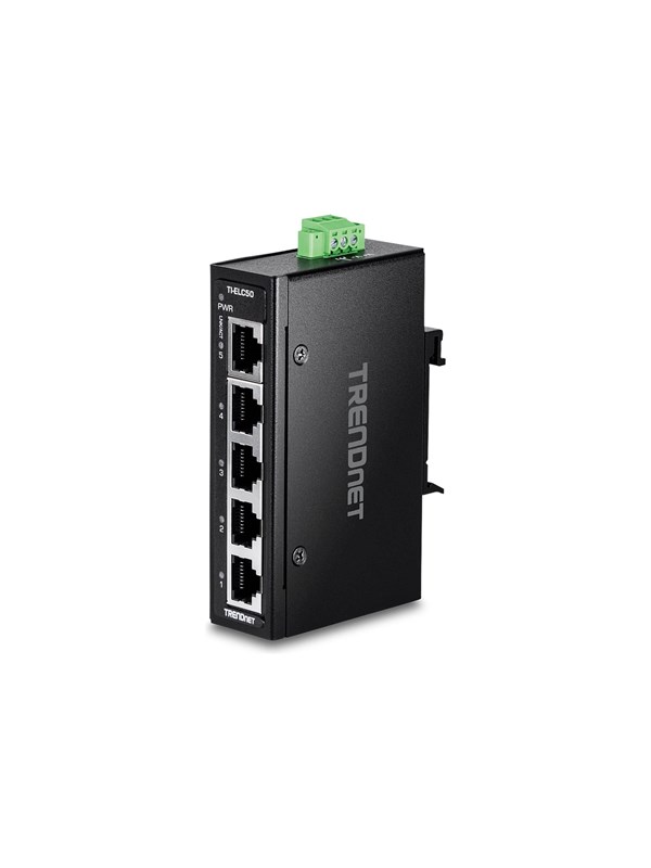TRENDnet TI-ELC50 - Version V1 - switch - industrial mini - 5 ports - TAA Compliant