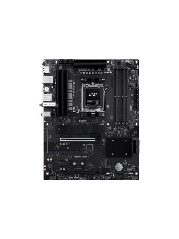 MSI PRO B850-S WIFI6E Hovedkort - AMD B850 - AMD AM5 socket - DDR5 RAM - ATX