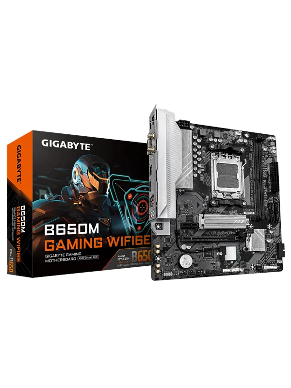 GIGABYTE B650M GAMING WIFI6E Hovedkort - AMD B650 - AMD AM5 socket - DDR5 RAM - Micro-ATX