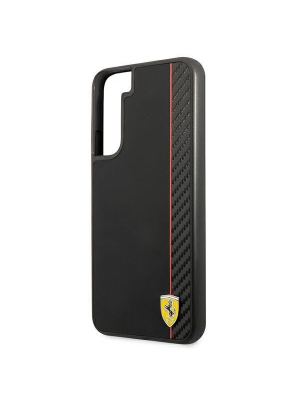 Ferrari On Track Carbon Stripe Case for Samsung Galaxy S22+ - Black