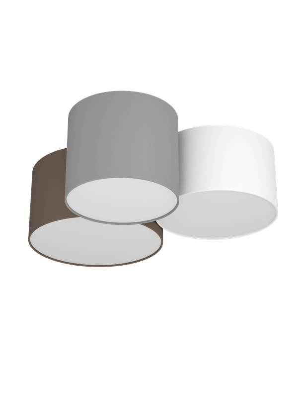 EGLO PASTORE ceiling lamp anthracite brown/black/white