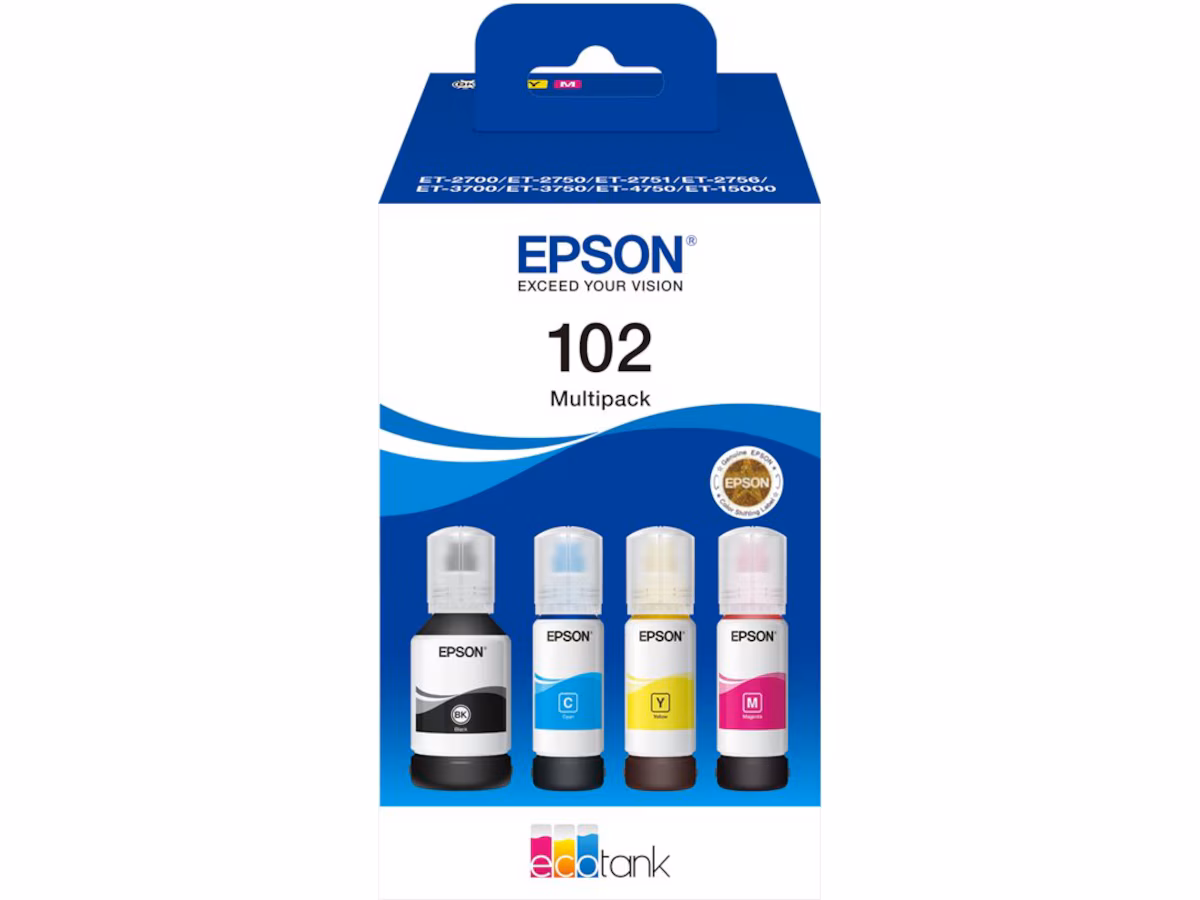 Epson Blekk 102 EcoTank Multipack