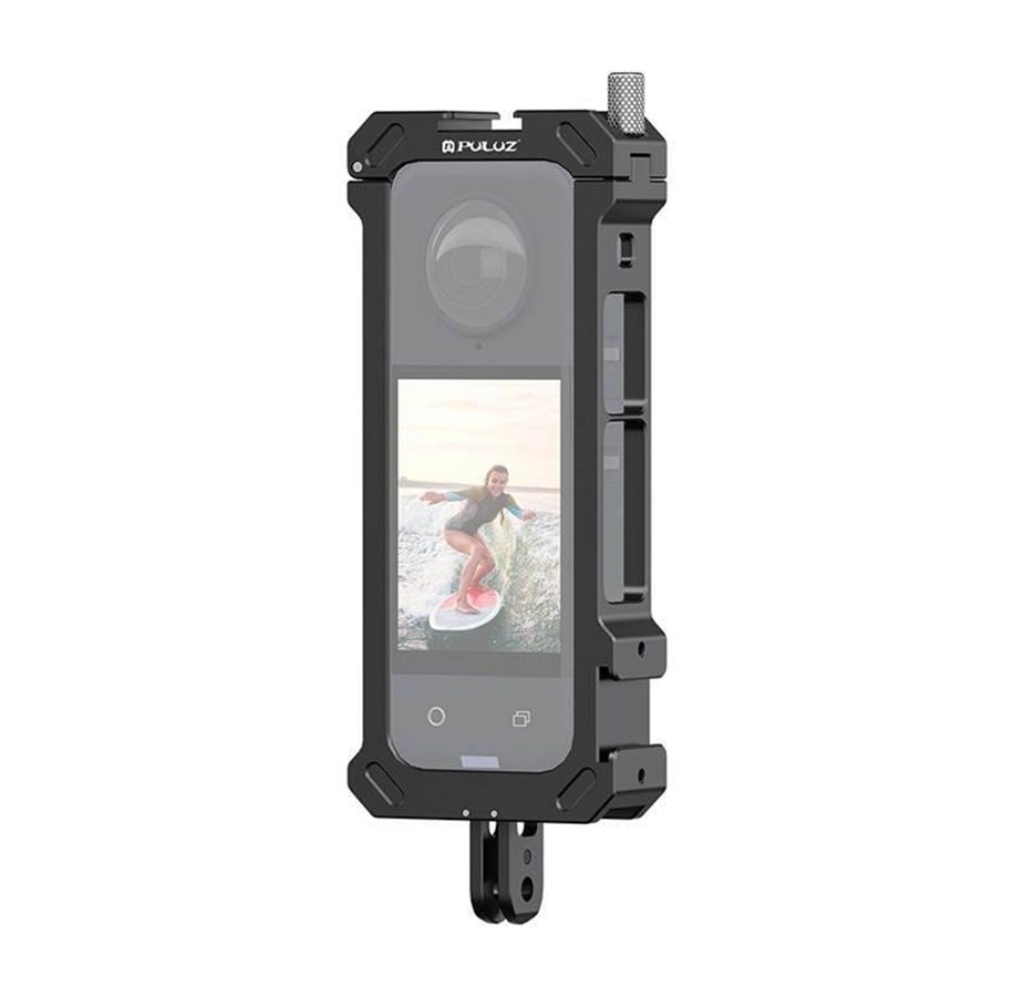 Puluz Metal protective cage with tripod adapter for Insta360 X4