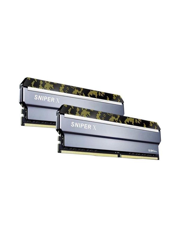 G.Skill Sniper X DDR4-2400 - 32GB - CL17 - Dual Channel (2 pcs) - Intel XMP - Sølv