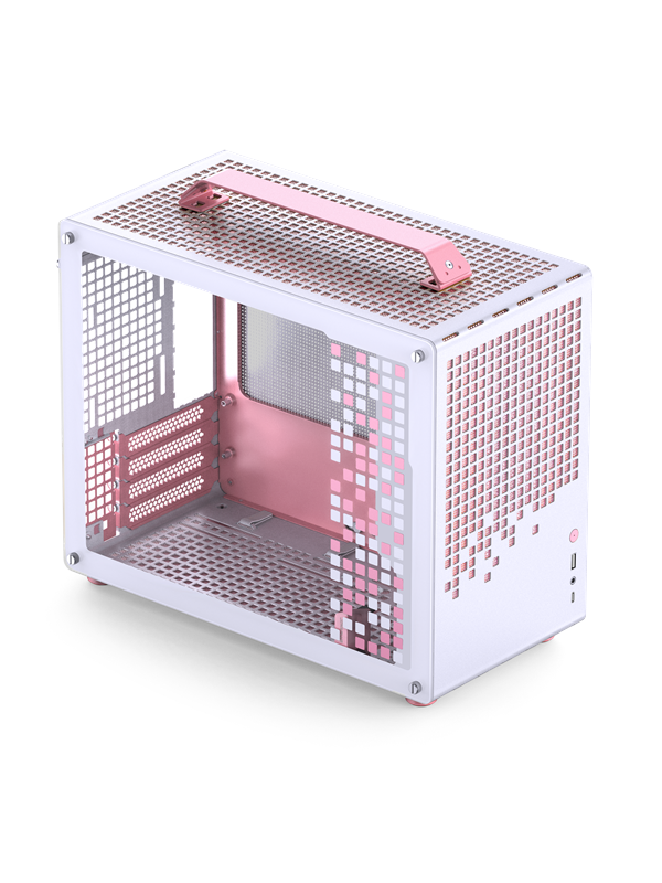 Jonsbo Z20 White/Pink - Kabinett - Minitower - Hvit
