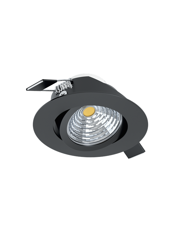 EGLO SALICETO recessed spotlight LED 6W 2700K black