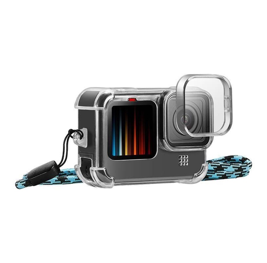 Puluz Case with Lens Cap and Neck Strap for GoPro Hero 9 / 10 / 11