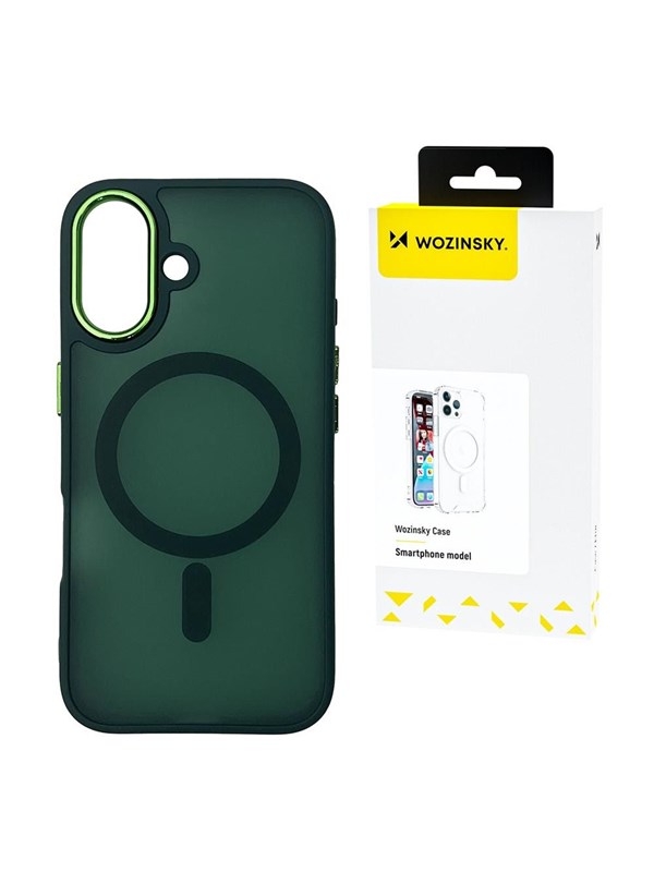 Wozinsky Fashion Case with MagSafe for Samsung Galaxy S24 FE - Green