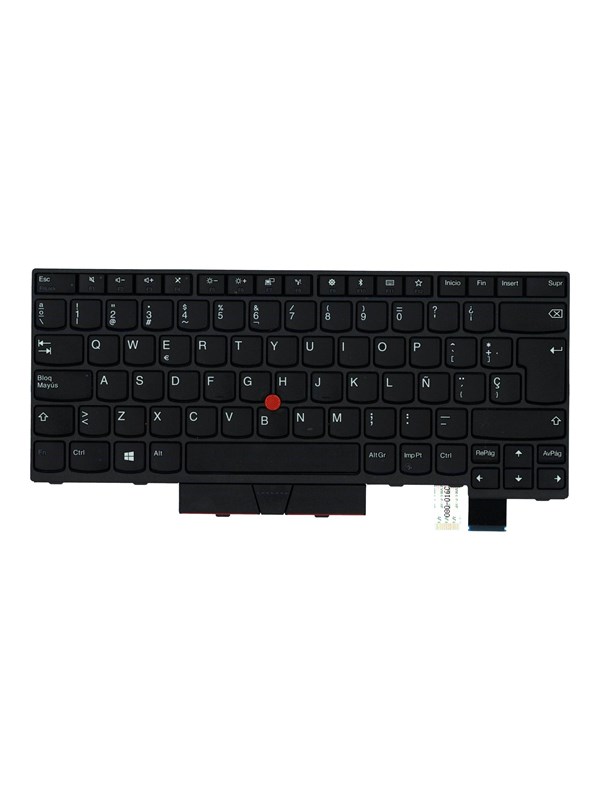 Lenovo Chicony - Bærbart tastatur - til utskifting - Spansk - Svart