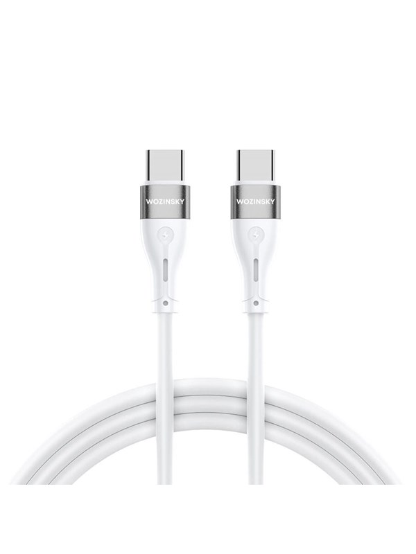 Wozinsky WSTCC1 USB-C / USB-C PD 65W 1 m Cable - White