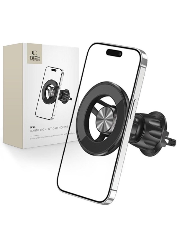 Tech-Protect N54 Car Phone Holder with MagSafe Air Vent - Black
