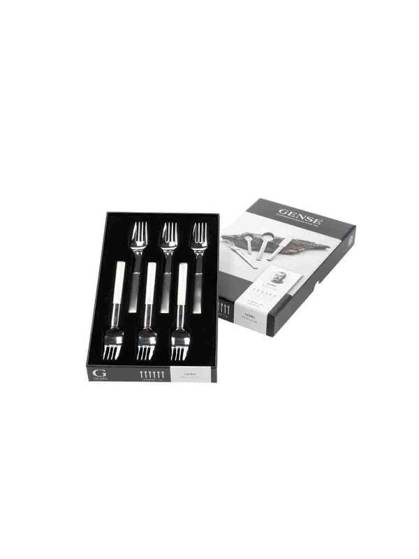 Gense Cake fork Nobel 15.2 cm 6 pcs. Matt/Blank steel