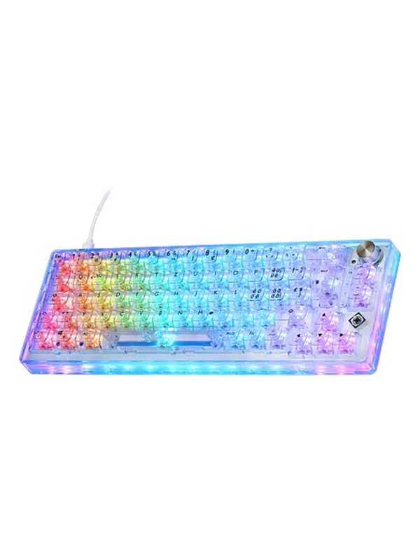 Deltaco GAM-160-T-CH keyboard - Gamingtastatur - Transparent