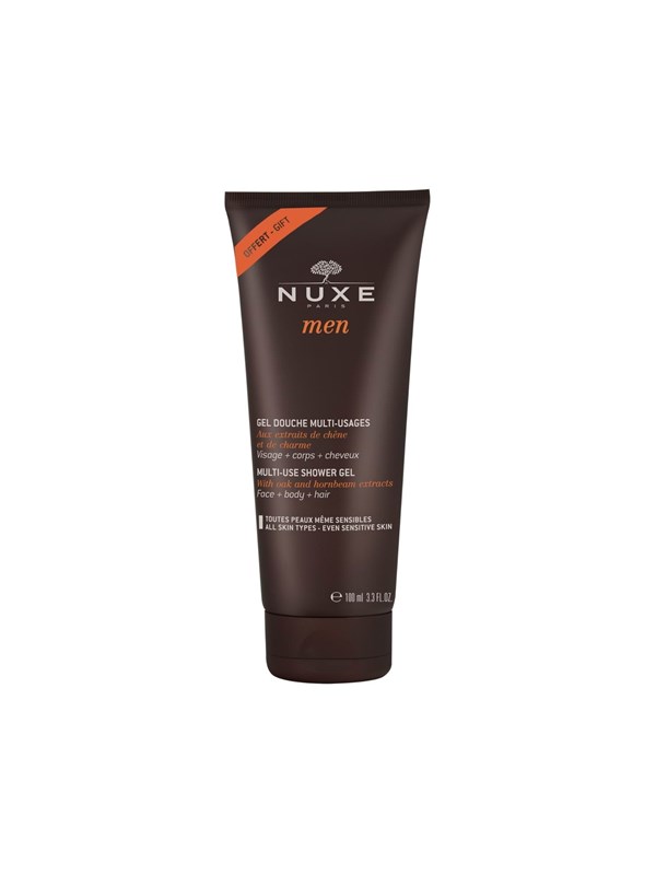 Nuxe Men Multi-Use, Shower Gel, All Over The Body, For All Skin Types, 100 ml
